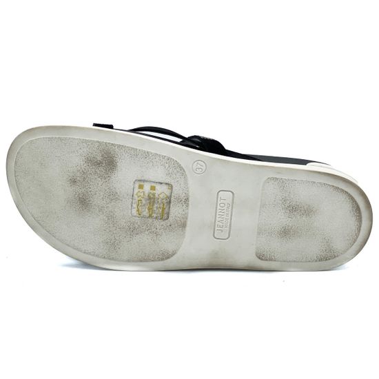 Вьетнамки Jeannot черно-серебряные - фото 4, 37064 JN