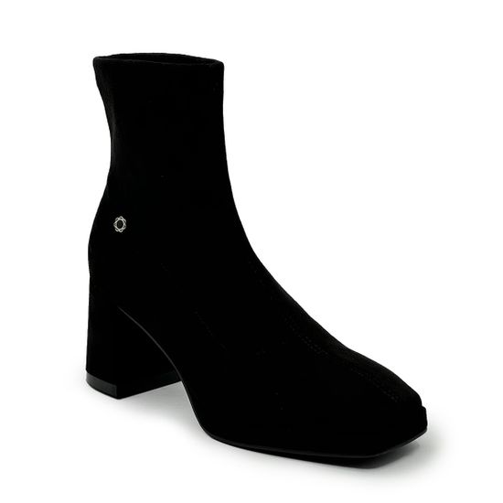 Ботильоны Tuffoni черные замша/стрейч демисезонные - фото 2, 3523049 TUF DEMI