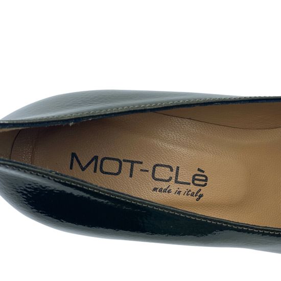 Туфли MOTCLE наплак зеленый(сталь) с пряжкой - фото 7, MOT2416 MOT FANGO