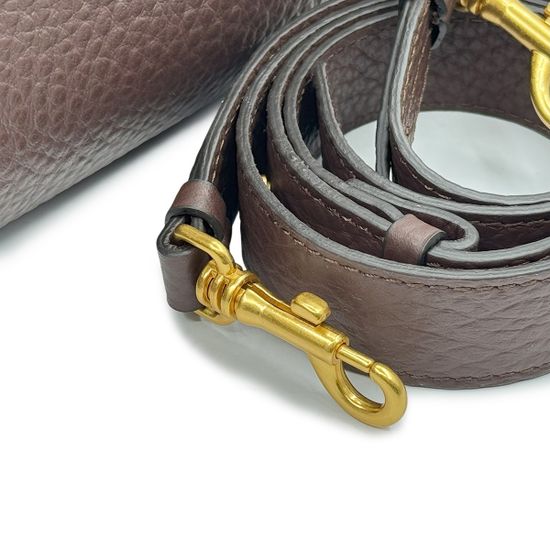 Сумка Loristella коричневая кожаная - фото 4, 3017 LS CIOCCOLATO