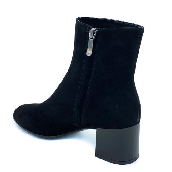Ботильоны Cover черные замшевые Байка - фото 3, 4491143-1 COV