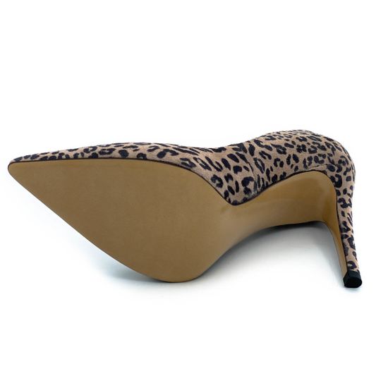 Туфли Cover  черно-коричневые замшевые Леопард - фото 4, 5783 COV LEO