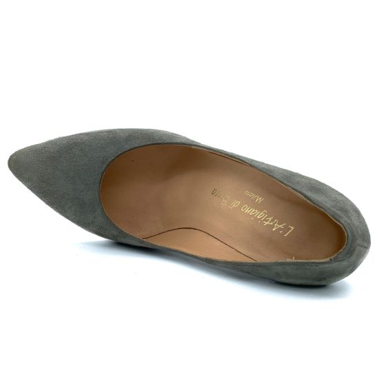 Туфли Ilian Fossa серые замшевые - фото 4, A324 FOS GRIGIO
