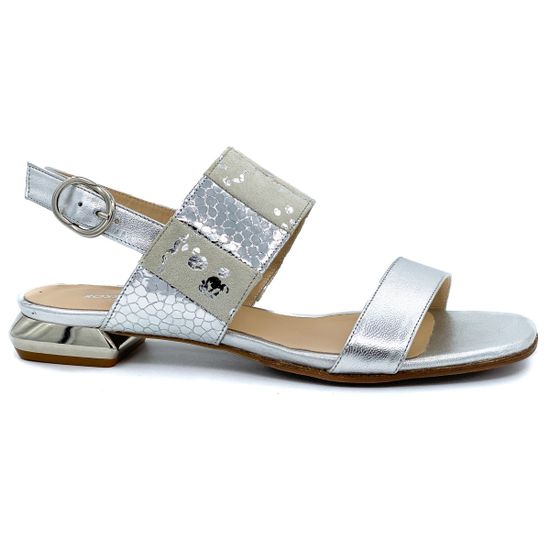 Босоножки Rosso Nero серебро - фото 1, 