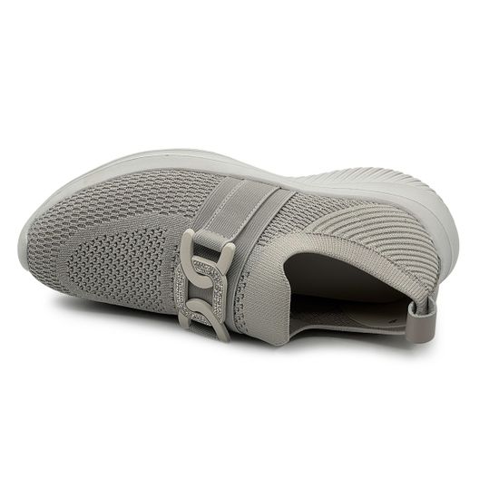 Кроссовки Francesco V светло-серые текстильные с пряжкой - фото 5, T126 FV GRIGIO