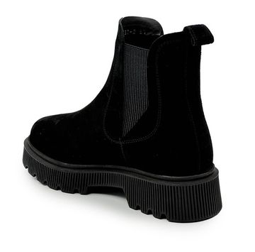 Ботинки челси CV COVER черные замшевые на шерсти - фото 2, 365637-3 COV