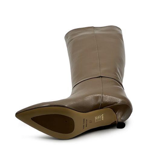 Сапоги Tiffi бежевые кожаные демисезонные - фото 4, N829/50T TI BEIGE