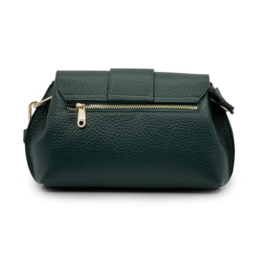 Сумка Di Gregorio зеленая кожаная - фото 3, 