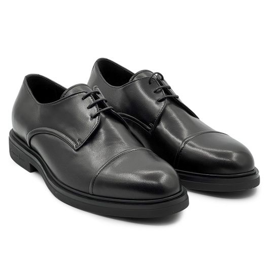 Туфли GIAMPIERONICOLA черные кожаные - фото 8, 46501 GPN NERO