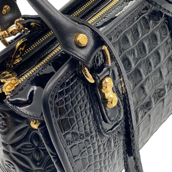 Сумка Marino Orlandi черная лак - фото 4, 