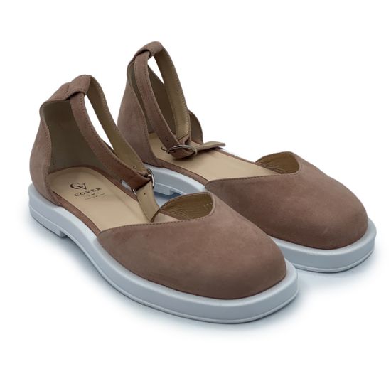 Туфли CV COVER замшевые бежевые - фото 7, 137-05 COV BEIGE