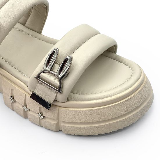 Сандалии NILA&amp;NILA кожаные бежевые - фото 6, NO1850 NIL BEIGE