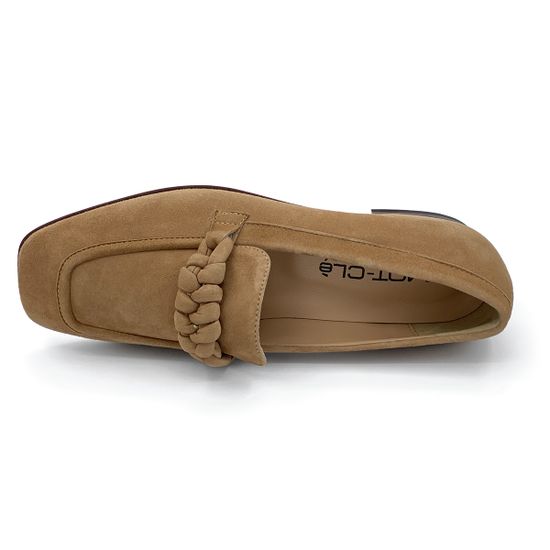 Лоферы MOTCLE коричневые замшевые - фото 5, MOT2366 MOT