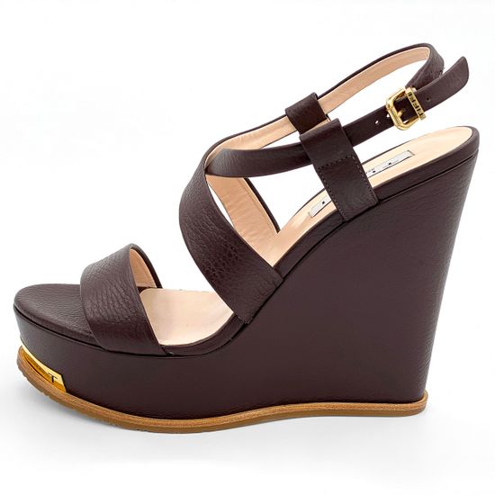 Босоножки Tiffi коричневые кожаные - фото 1, 451/Z90G TI MORO