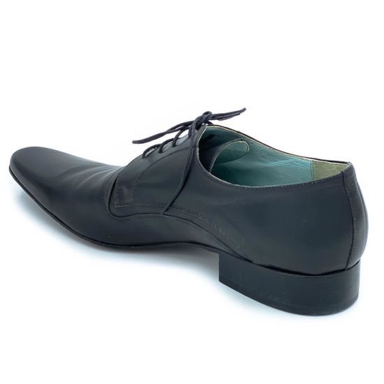 Туфли Ernesto Dolani черные кожаные - фото 3, 