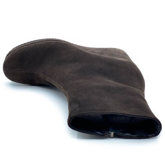 Ботинки Kelton коричневые замшевые МЕХ - фото 5, 