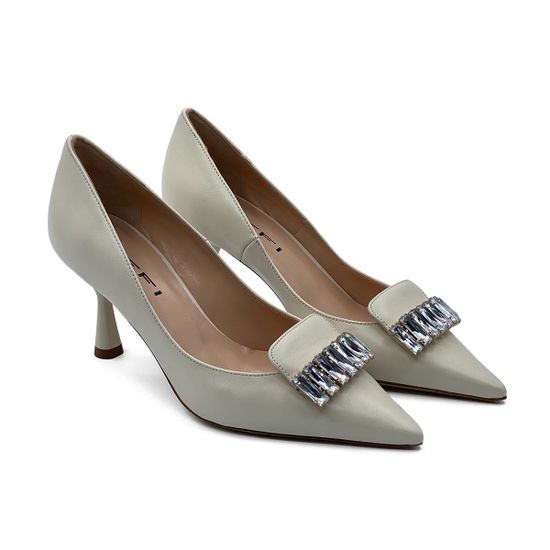 Туфли Tiffi кожаные бежевые CRUDO - фото 7, G52/70G TI CRUDO