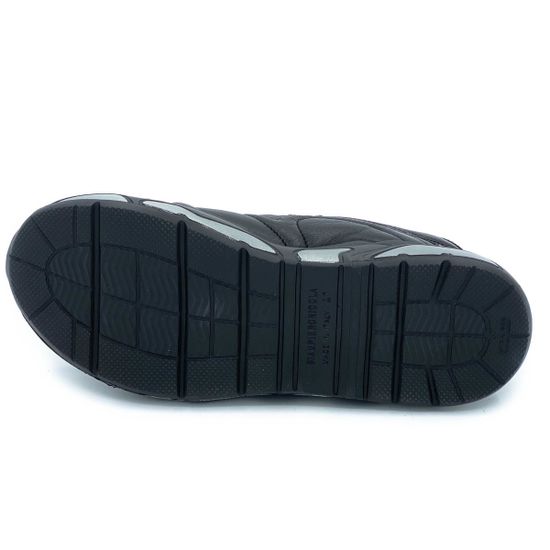 Кроссовки Giampieronicola черные кожаные МЕХ - фото 4, 