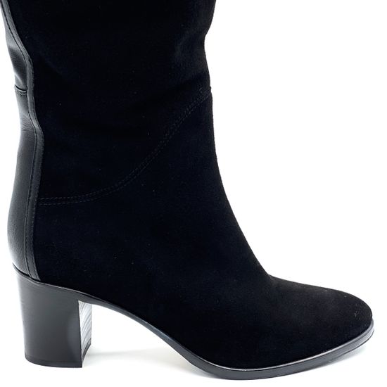 Сапоги Le Pepe черные замшевые демисезонные - фото 4, A322944 PEP