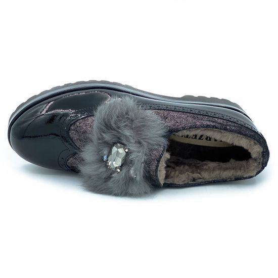 Полуботинки Marzetti черные наплак МЕХ - фото 5, 