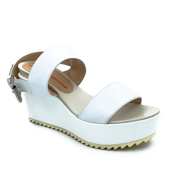 Босоножки Giorgio Piergentili белые кожаные - фото 2, 443 GP