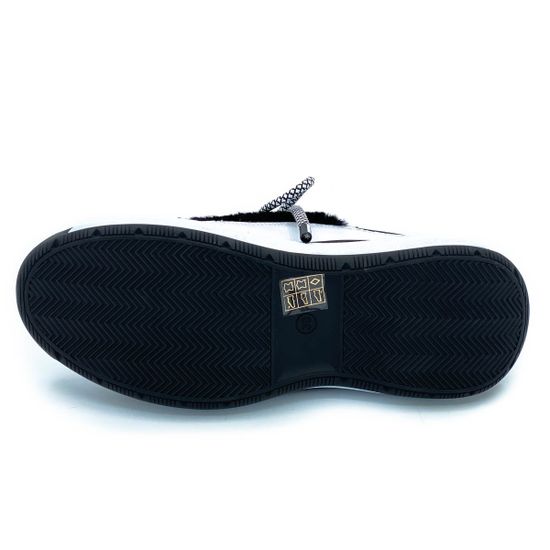 Кросссовки Lab Milano черно-белые кожаные демисезонные - фото 4, ZN1313 LAB BIANCO