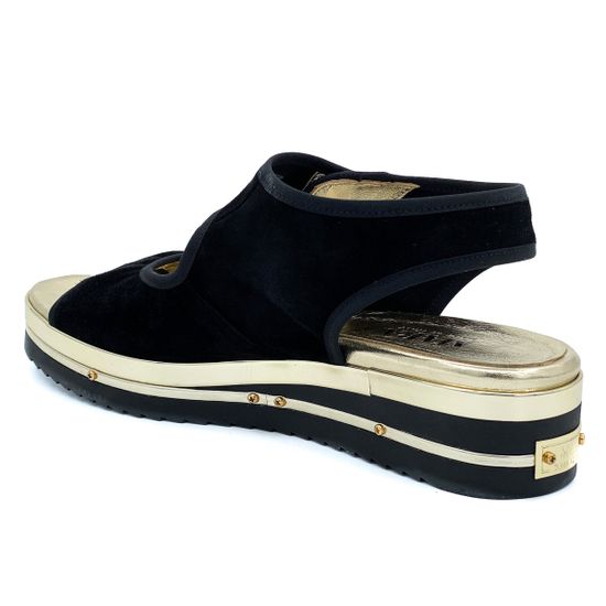 Босоножки Mara замшевые черные - фото 3, 