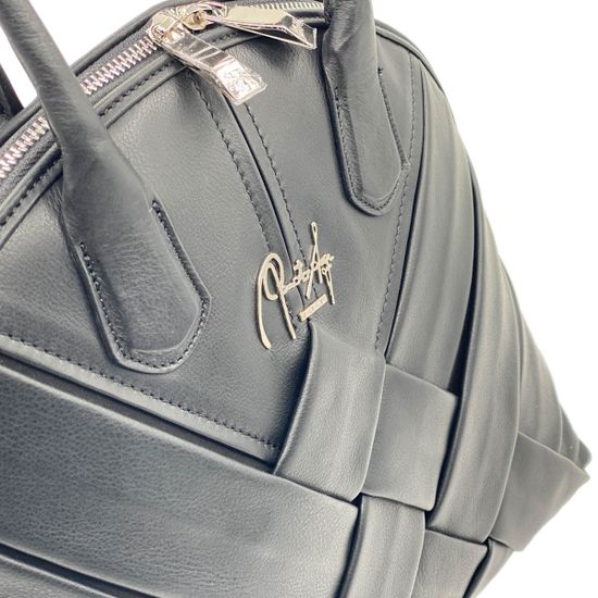 Сумка Renato Angi черная кожаная - фото 4, 