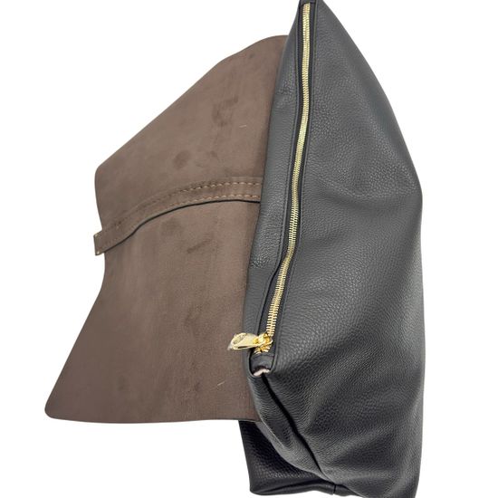 Сумка Loristella черная кожаная/пони принт "леопард" - фото 6, 2734 LS LEO