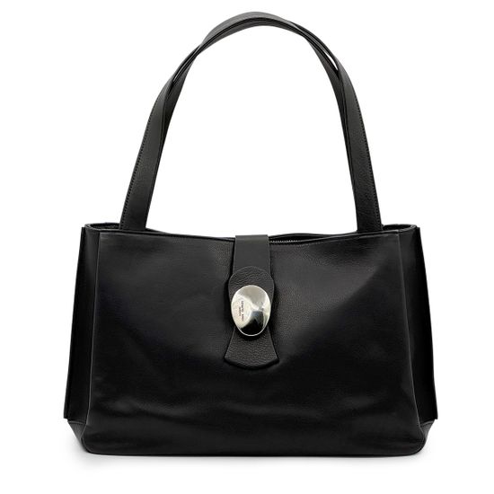 Сумка Renato Angi черная кожаная - фото 1, 3402581 RA NERO