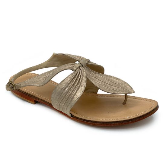 Босоножки Fru.it бежевые кожаные - фото 2, 