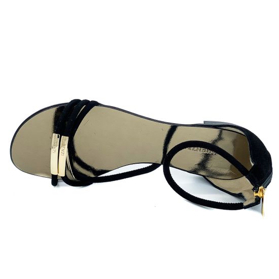 Босоножки Renzi замшевые черные - фото 5, 