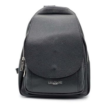 Сумка-рюкзак Renato Angi черная кожаная - фото 1, 3360401 RA NERO