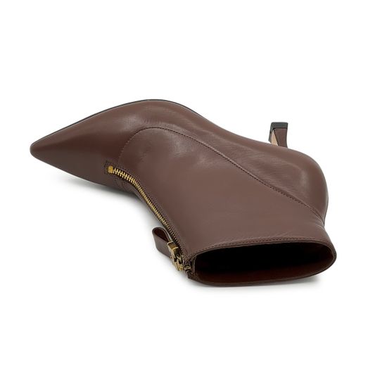 Ботильоны TUFFONI коричневые кожаные демисезонные - фото 5, 1422009LL TUF MORO