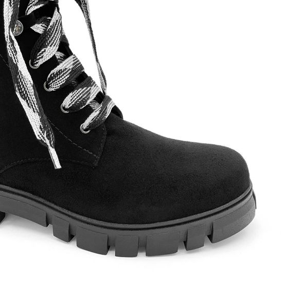 Ботинки Ilasio Renzoni черные замшевые Байка - фото 5, 