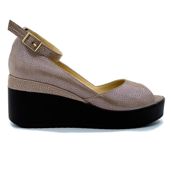 Босоножки Cover бронзовые кожаные - фото 1, 