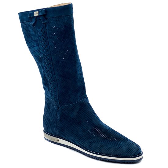 Полусапоги Mara синие летние - фото 2, 