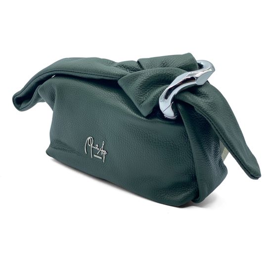 Сумка Renato Angi зеленая кожаная - фото 2, 