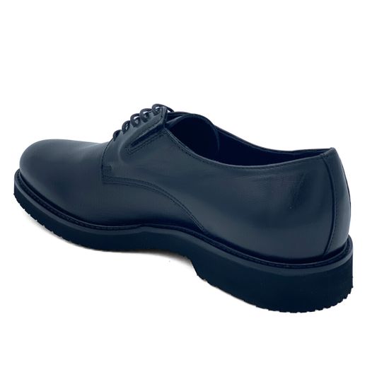 Туфли Giampieronicola черные кожаные демисезонные - фото 3, 42701A GPN