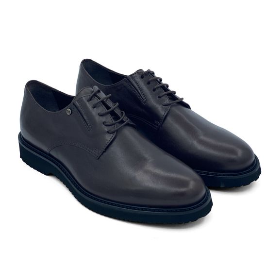 Туфли Giampieronicola темно-коричневые кожаные демисезонные - фото 8, 42701A GPN MORO