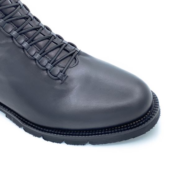 Ботинки Tuffoni черные кожаные Байка - фото 6, 