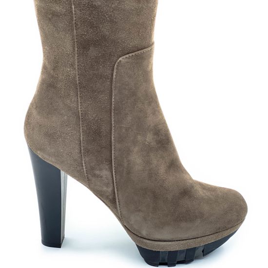 Сапоги Giorgio Piergentili бежевые замшевые БАЙКА - фото 4, 9414 GP