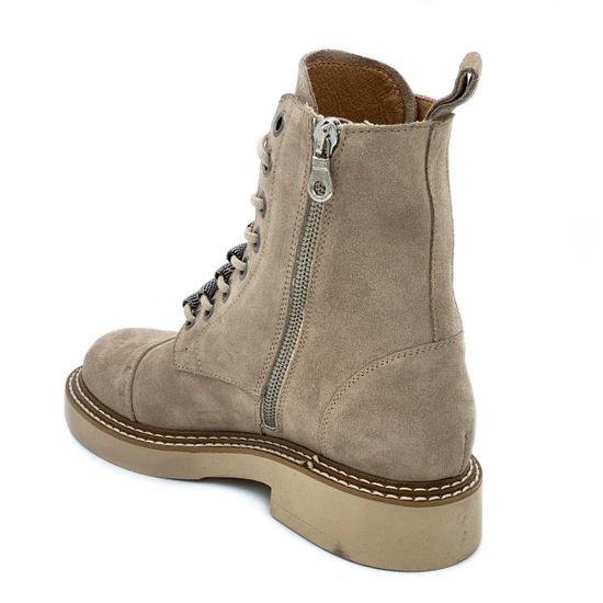 Ботинки Mimmu бежевые замшевые демисезонные - фото 3, E112E5 MIM CORDA