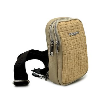 Сумочка кросс-боди Renato Angi бежевая кожаная плетенная - фото 2, 3454117 RA BEIGE