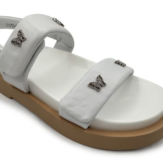 Сандалии женские Tuffoni белые кожаные - фото 6, 2425042LL TUF BIANCO