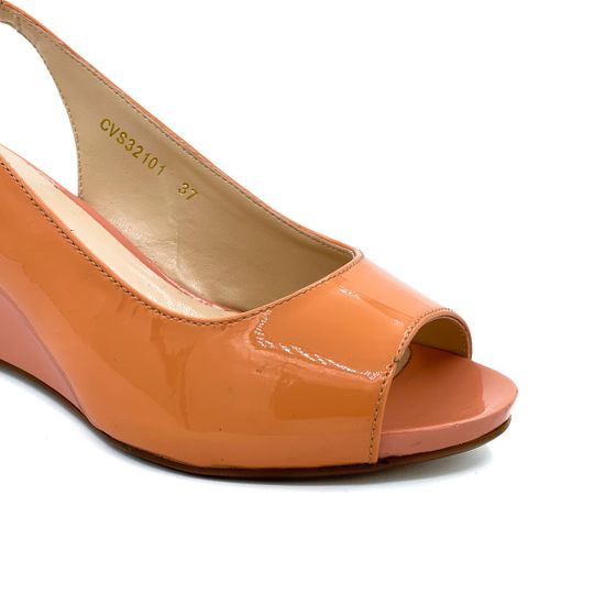 Босоножки Cover розовые из лакированной кожи - фото 7, 