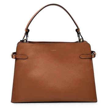 Сумка Loristella коричневая кожаная - фото 1, 3066D LS NOCCIOLA