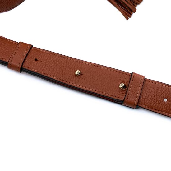 Сумочка Ripani рыжая комбинация кожи и замши - фото 10, 