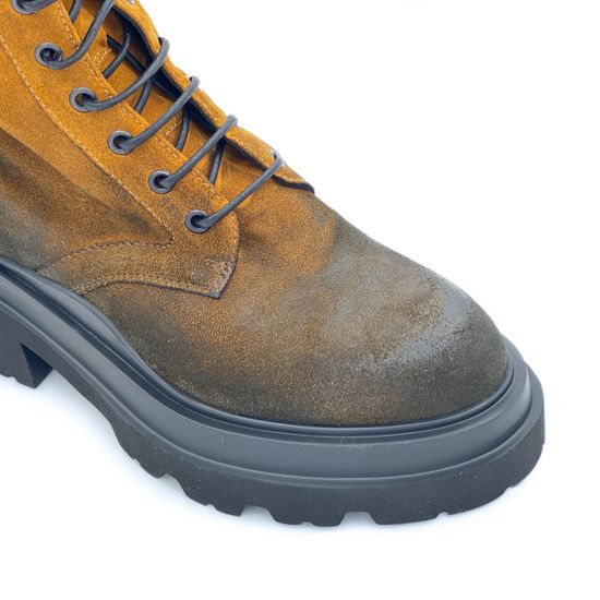 Ботинки Fru.it коричневые замшевые Байка - фото 6, 7682L FR