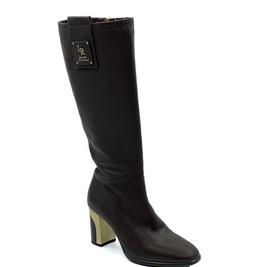 Сапоги Ilasio Renzoni темно-коричневые байка - фото 2, 